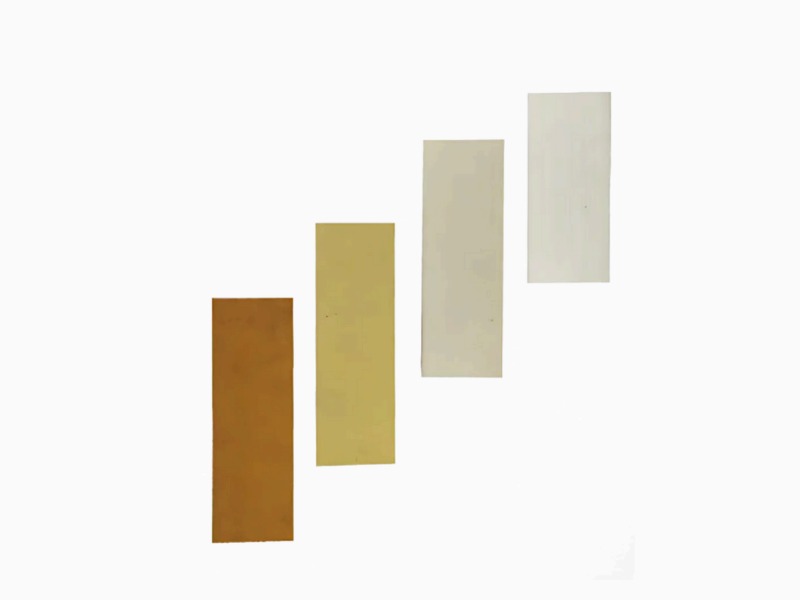 Alumax felt pad layers showing PBO Kevlar composition